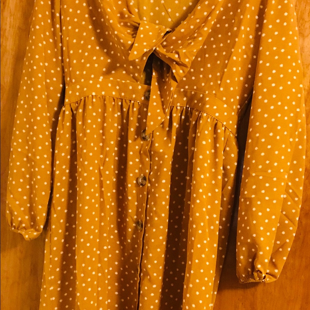 Yellow summer breezy summer dress